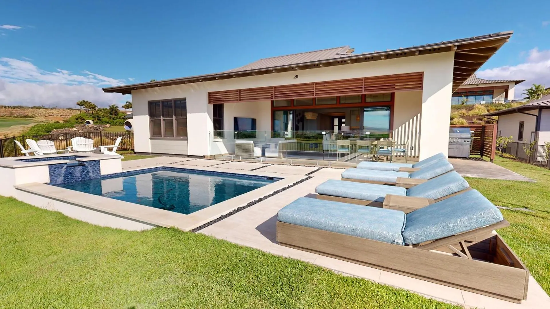 ❤Pih❤ Hale Moana Heated Private Pool Spa Detached Ohana Suite Waimea  0*, Waimea (Hawaii) ABD